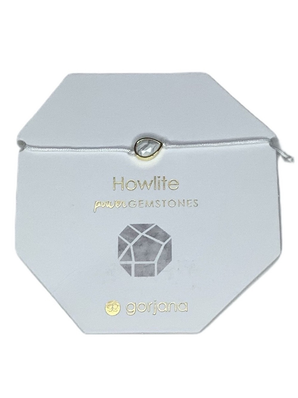 Gorjana Power Gemstone Howlite Calming Bracelet New